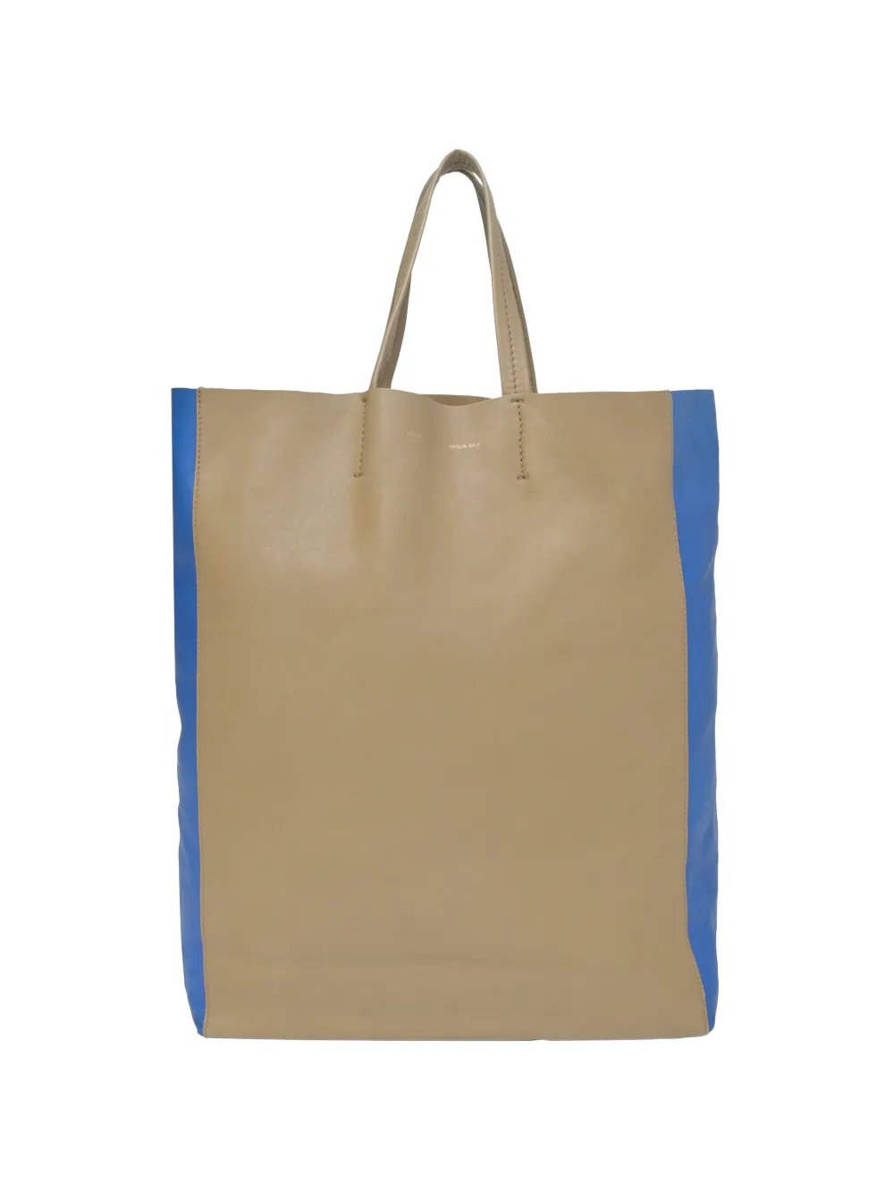 Cabas bicolor tote bag