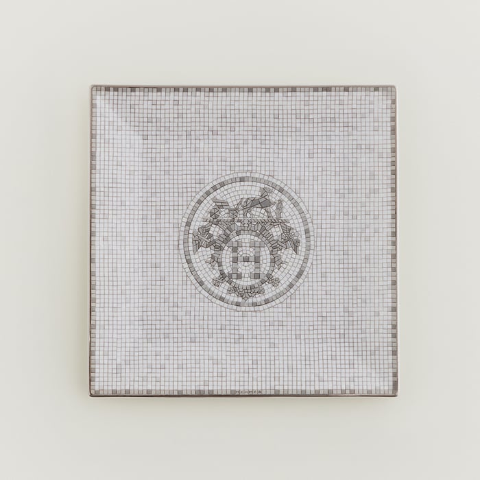 썽 꼴로리 Mosaique Au 24 Platinum 정사각형 플레이트 N°3
