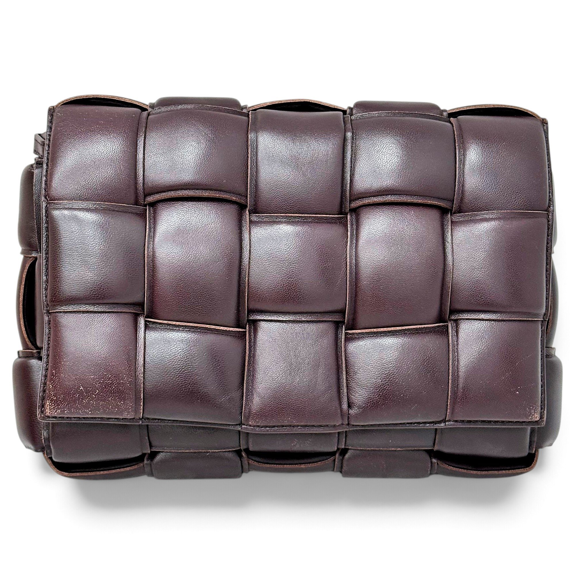 Cassette Padded leather handbag