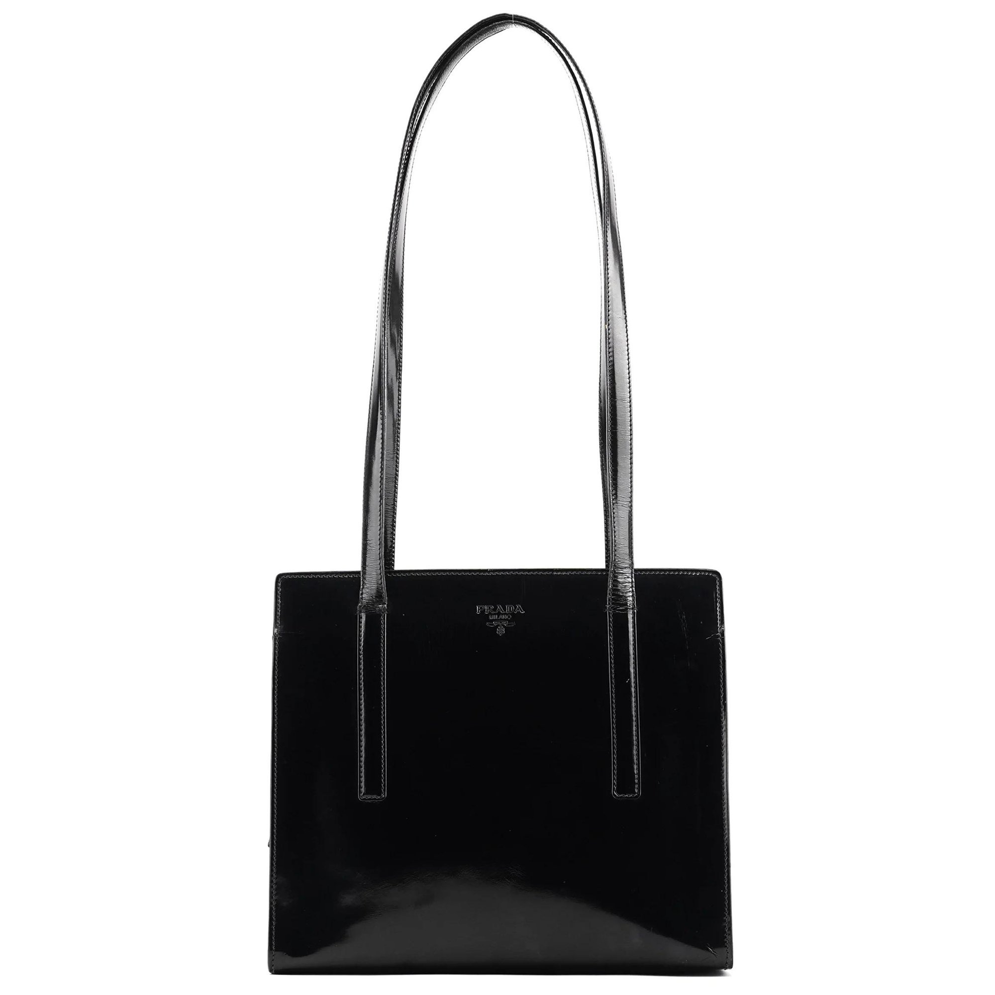 Re-Edition 1995 patent leather tote