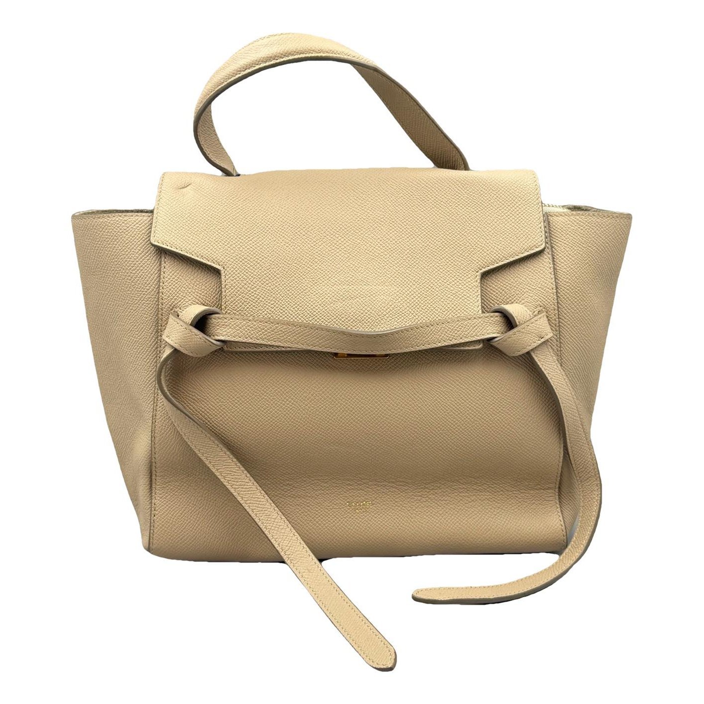 Belt leather handbag