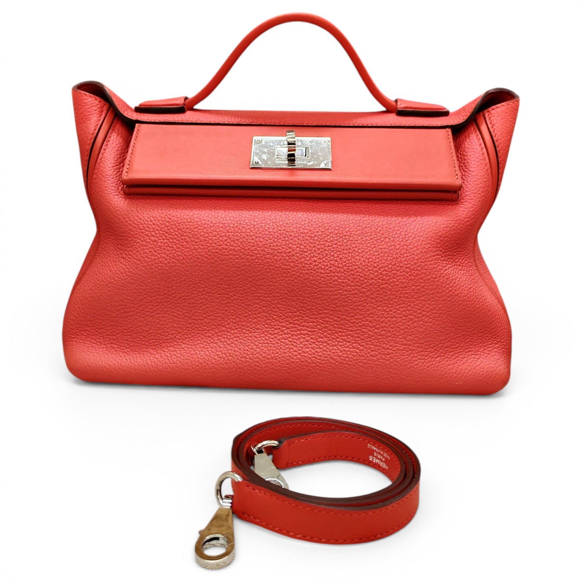 24/24 leather handbag