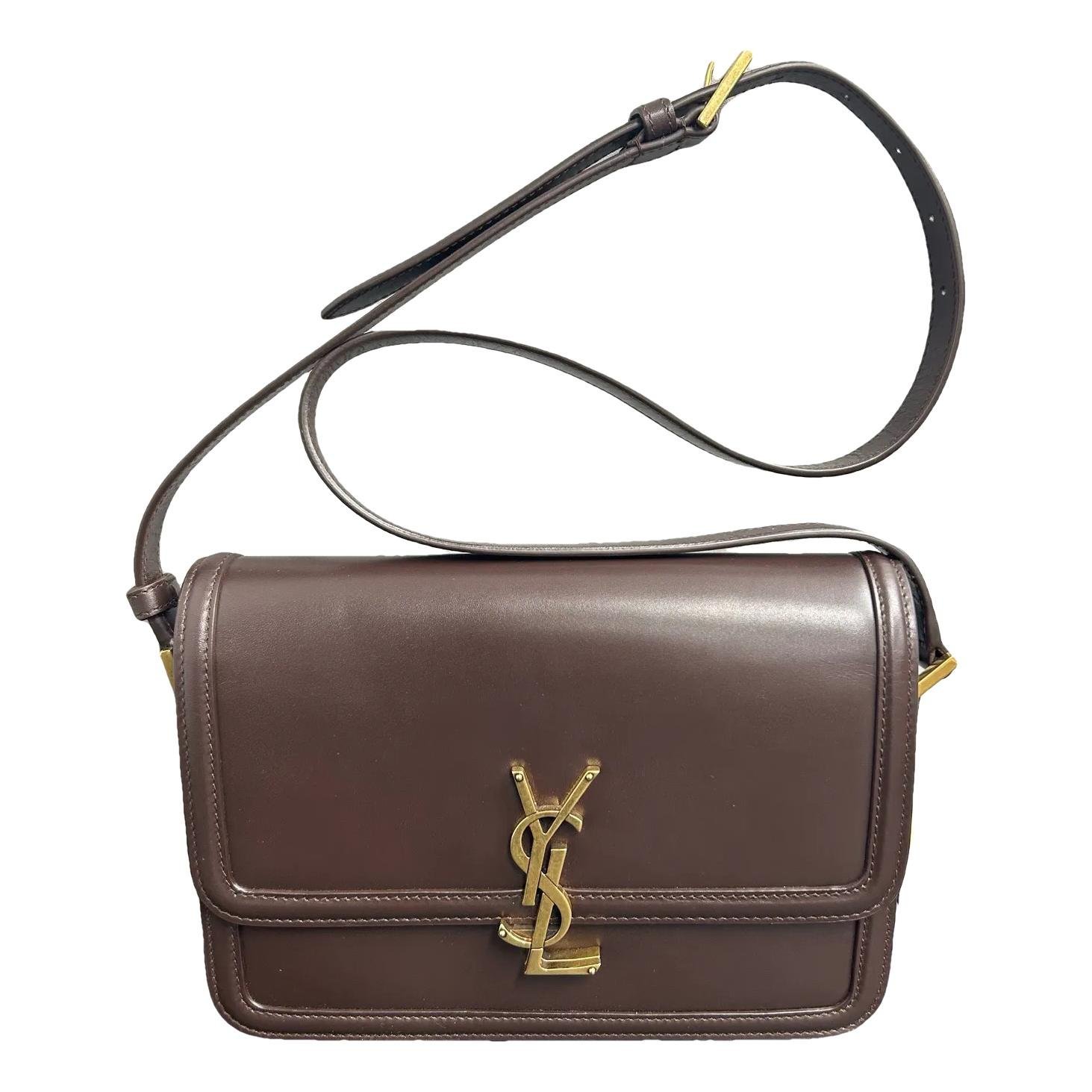 Solférino leather handbag