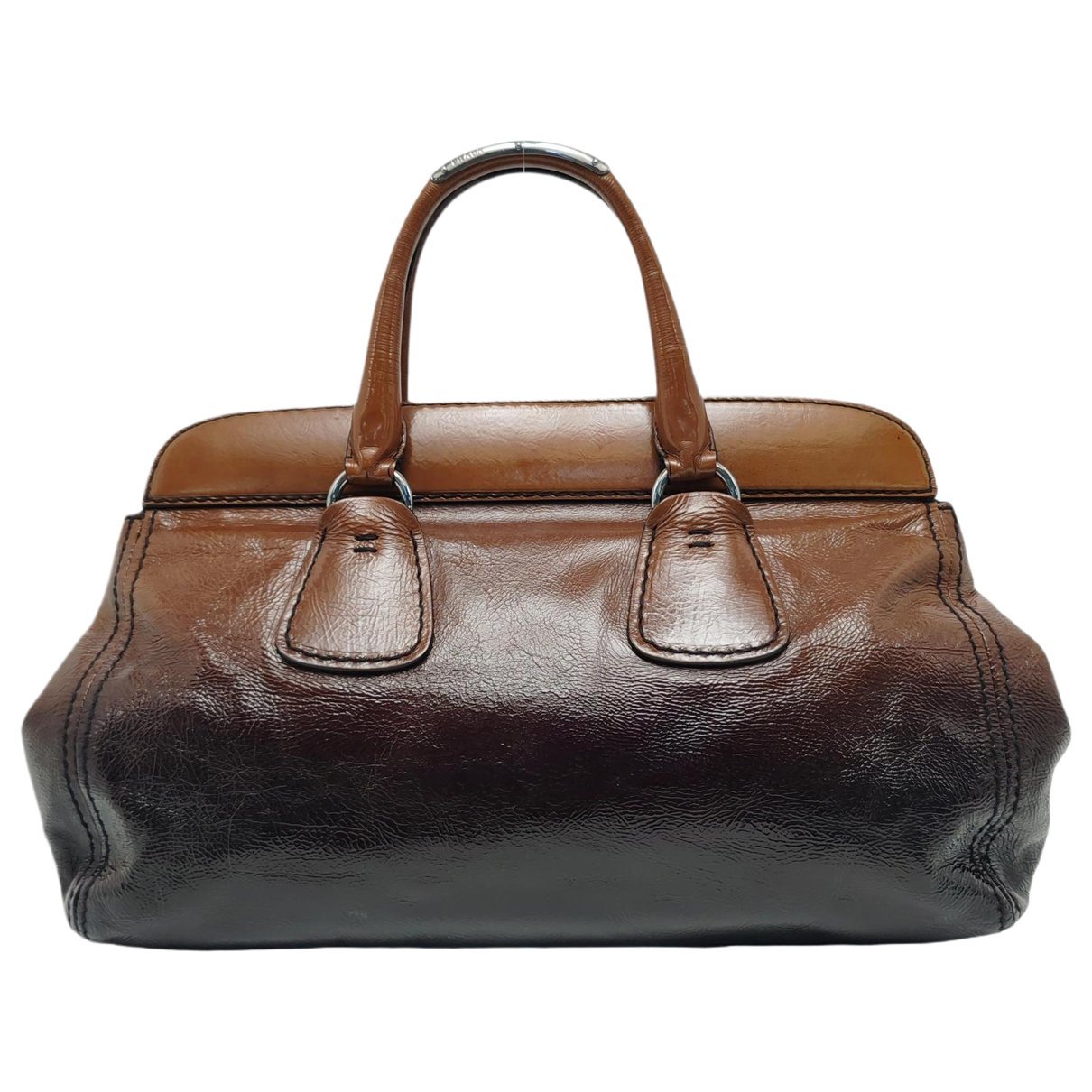Leather tote