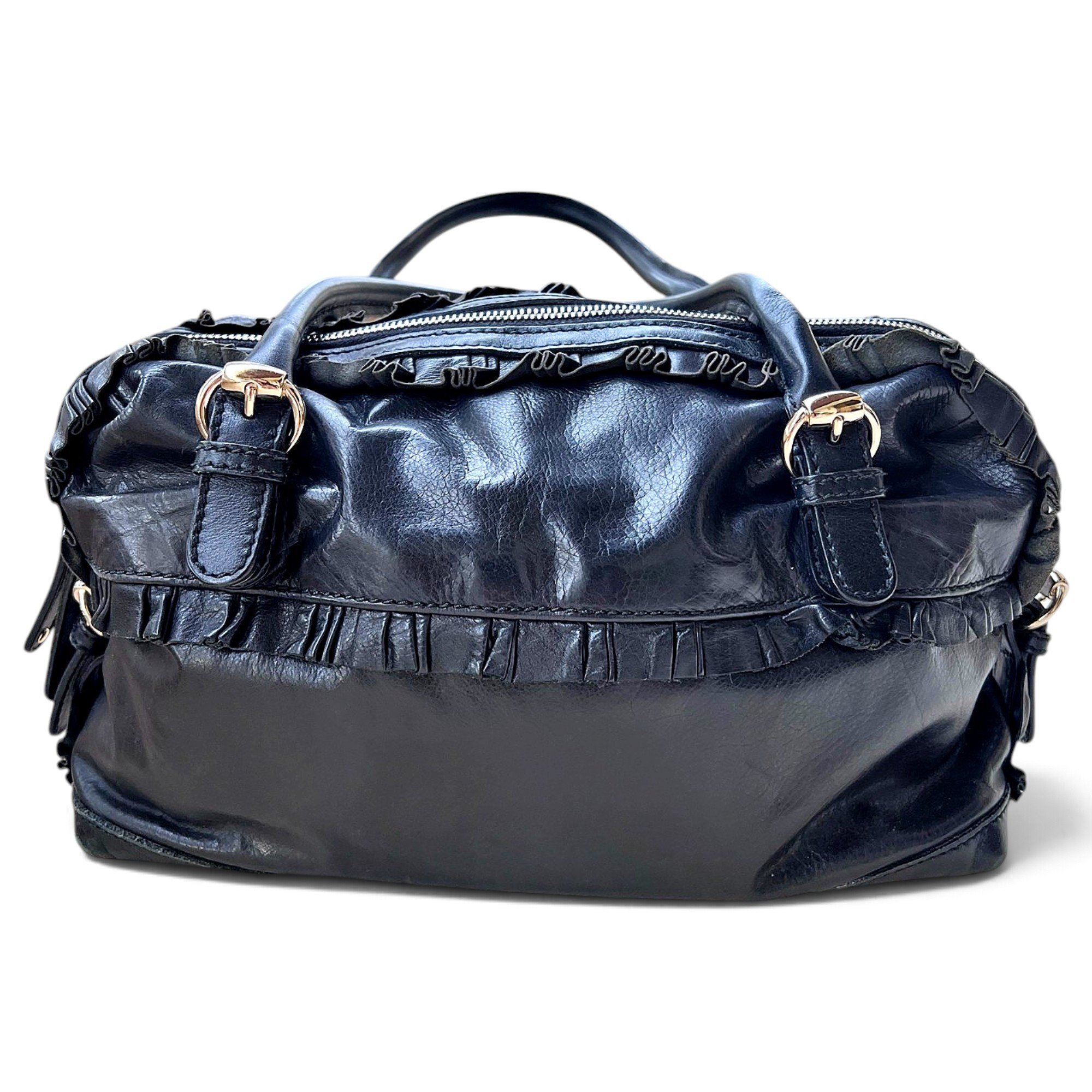Leather handbag
