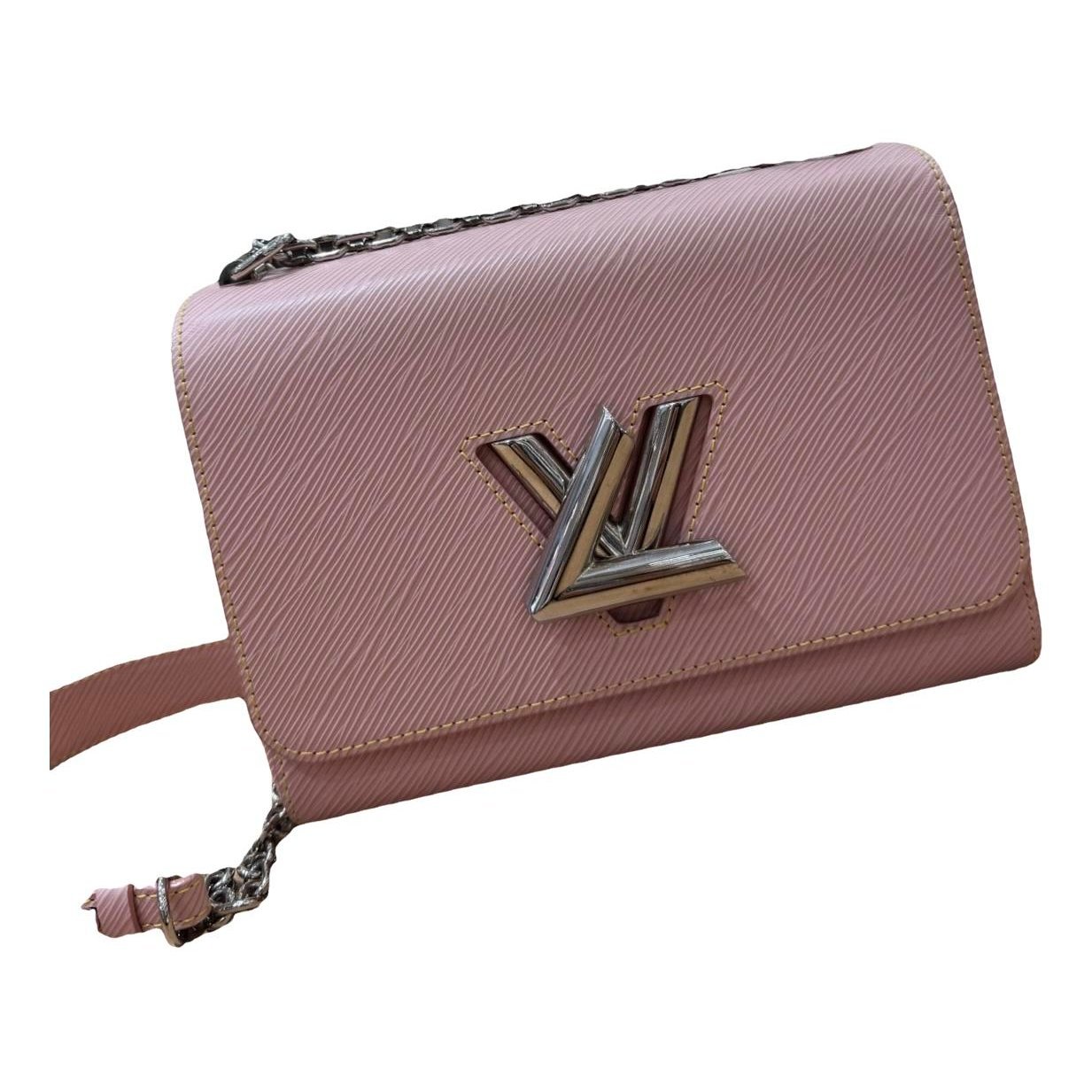 Twist leather handbag