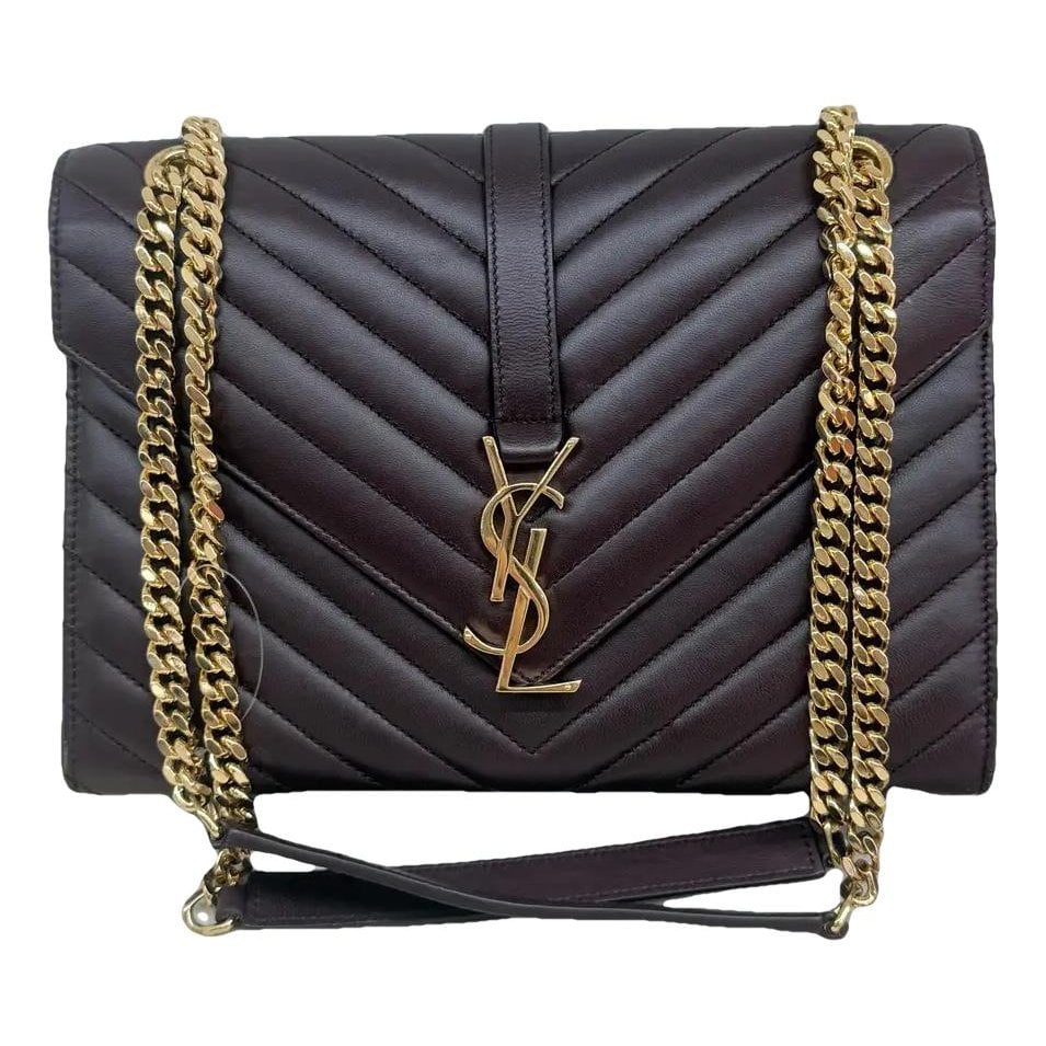 Collége monogramme leather crossbody bag