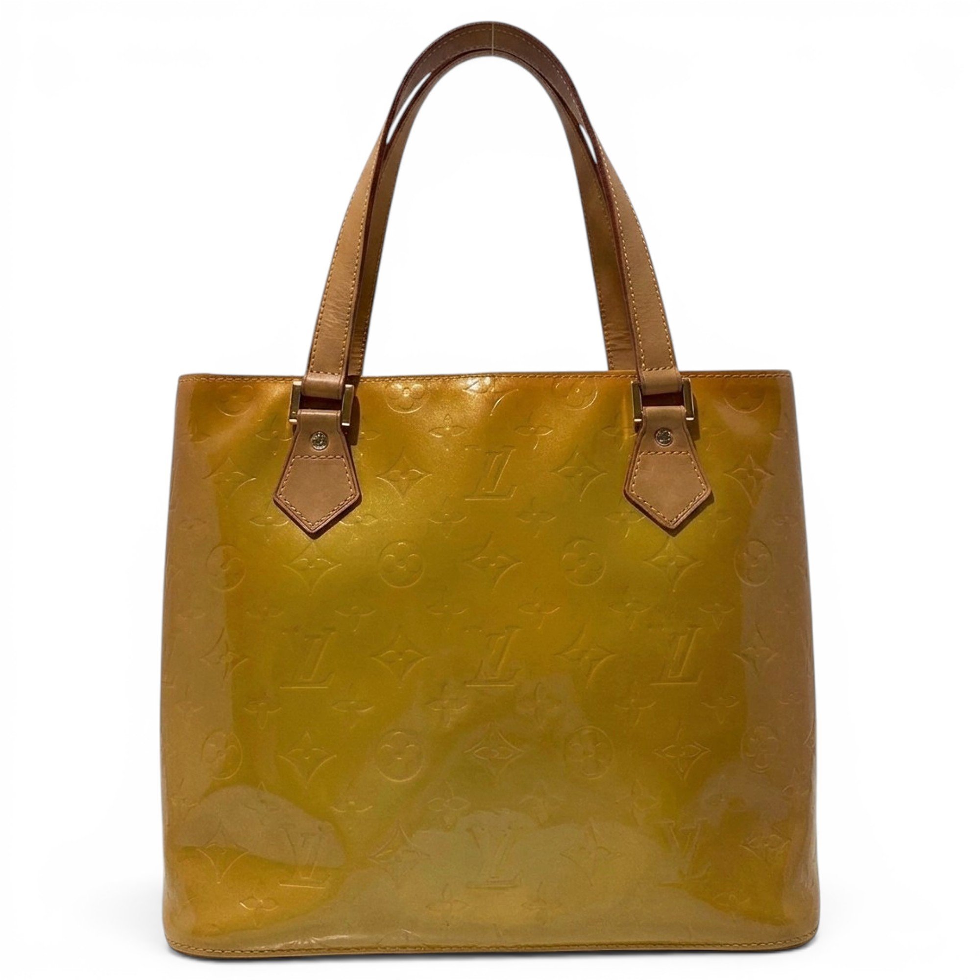 Houston patent leather handbag