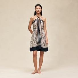 Robe de plage imprimé « Cahier du Colporteur »