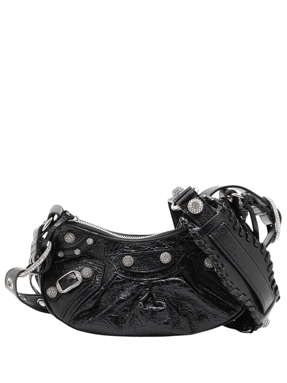 Balenciaga 2018-2026 Lambskin Motocross Le Cagole XS crossbody bag