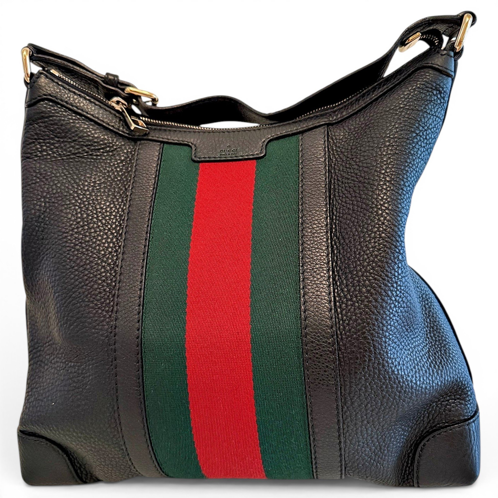 Hobo leather handbag
