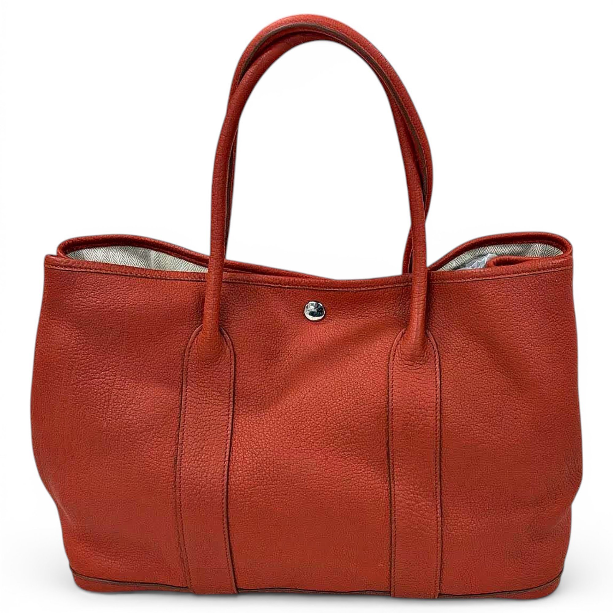 Garden Party leather handbag