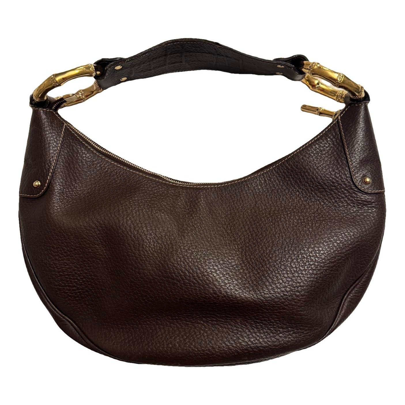 Bamboo Ring leather handbag