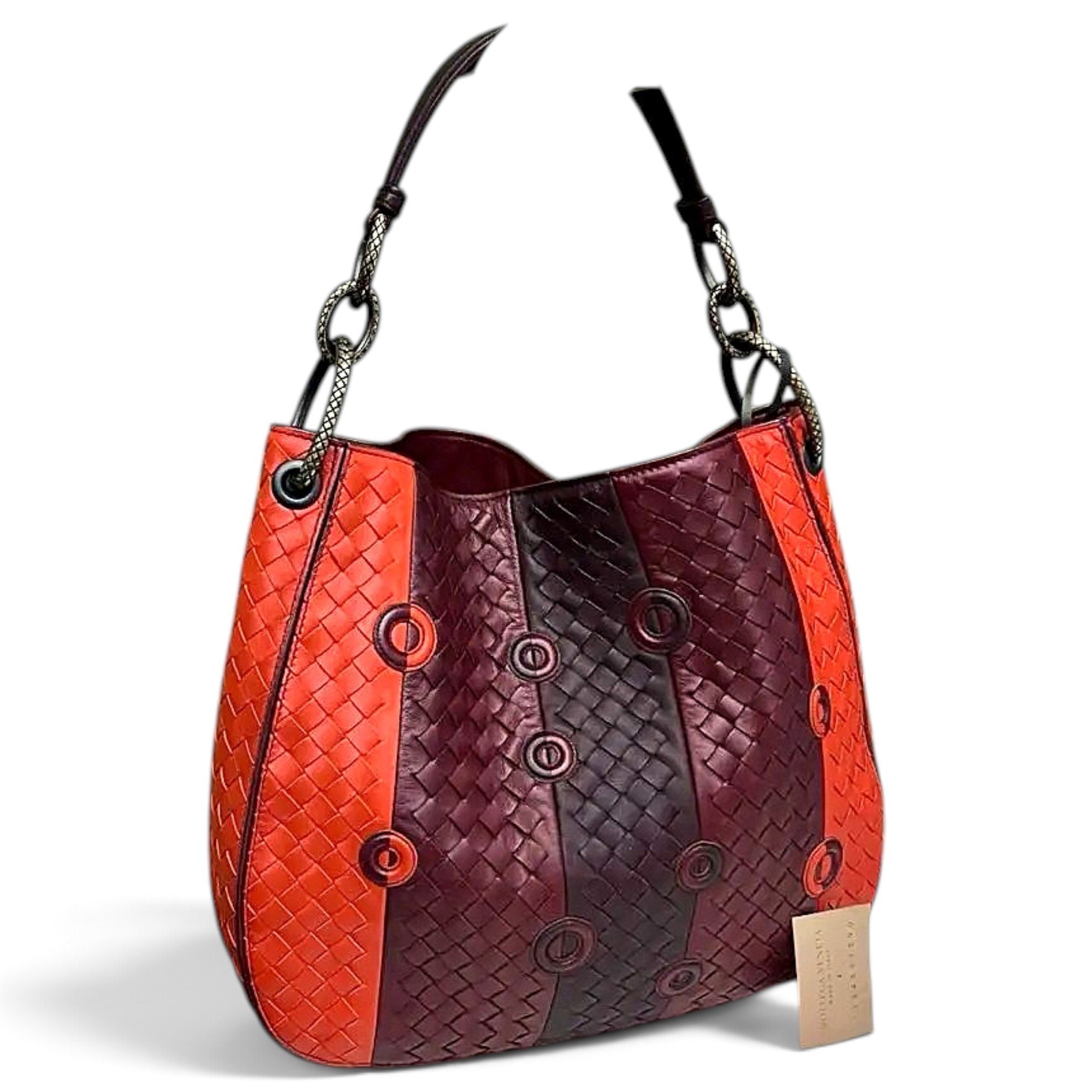 Parachute leather handbag