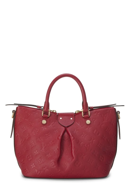 Red Monogram Empreinte Mazarine PM