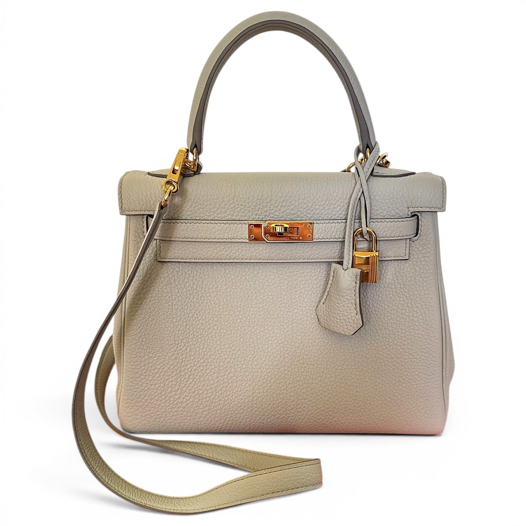 Kelly 25 leather handbag