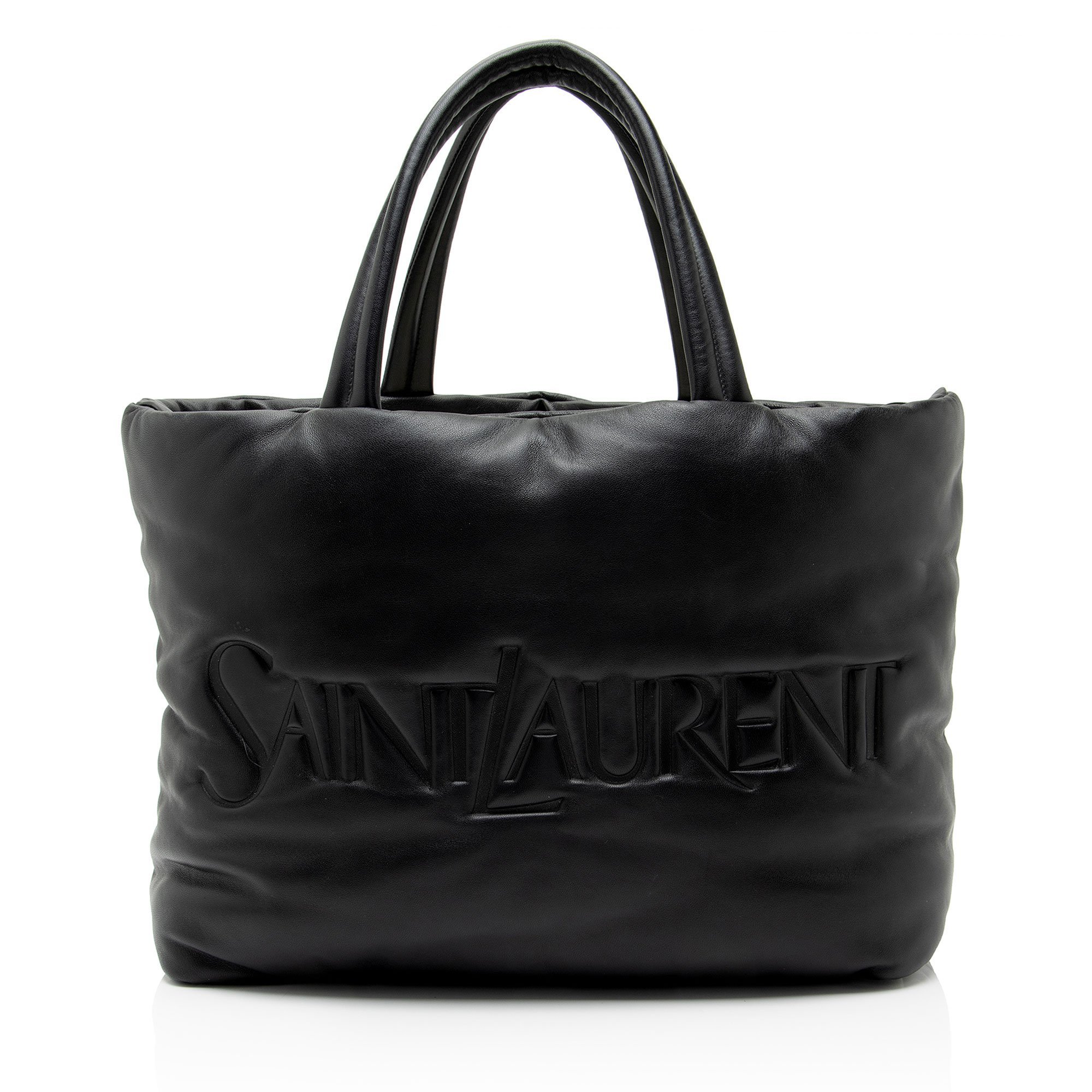 Shopping leather tote