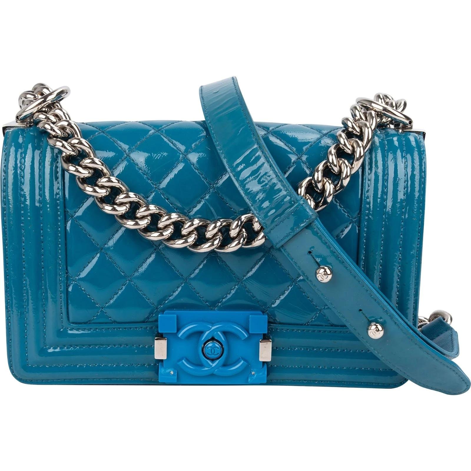 Boy patent leather crossbody bag