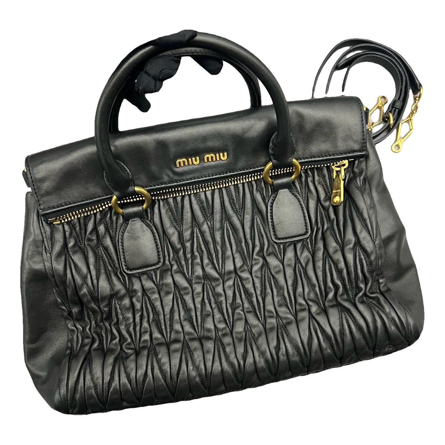 Leather handbag
