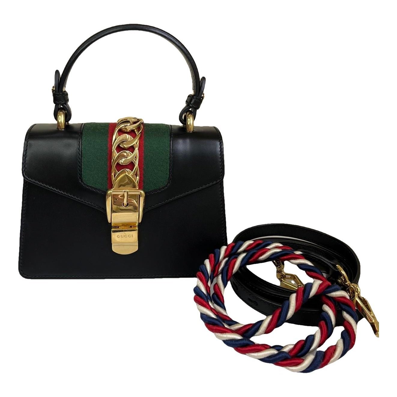Sylvie Top Handle leather handbag
