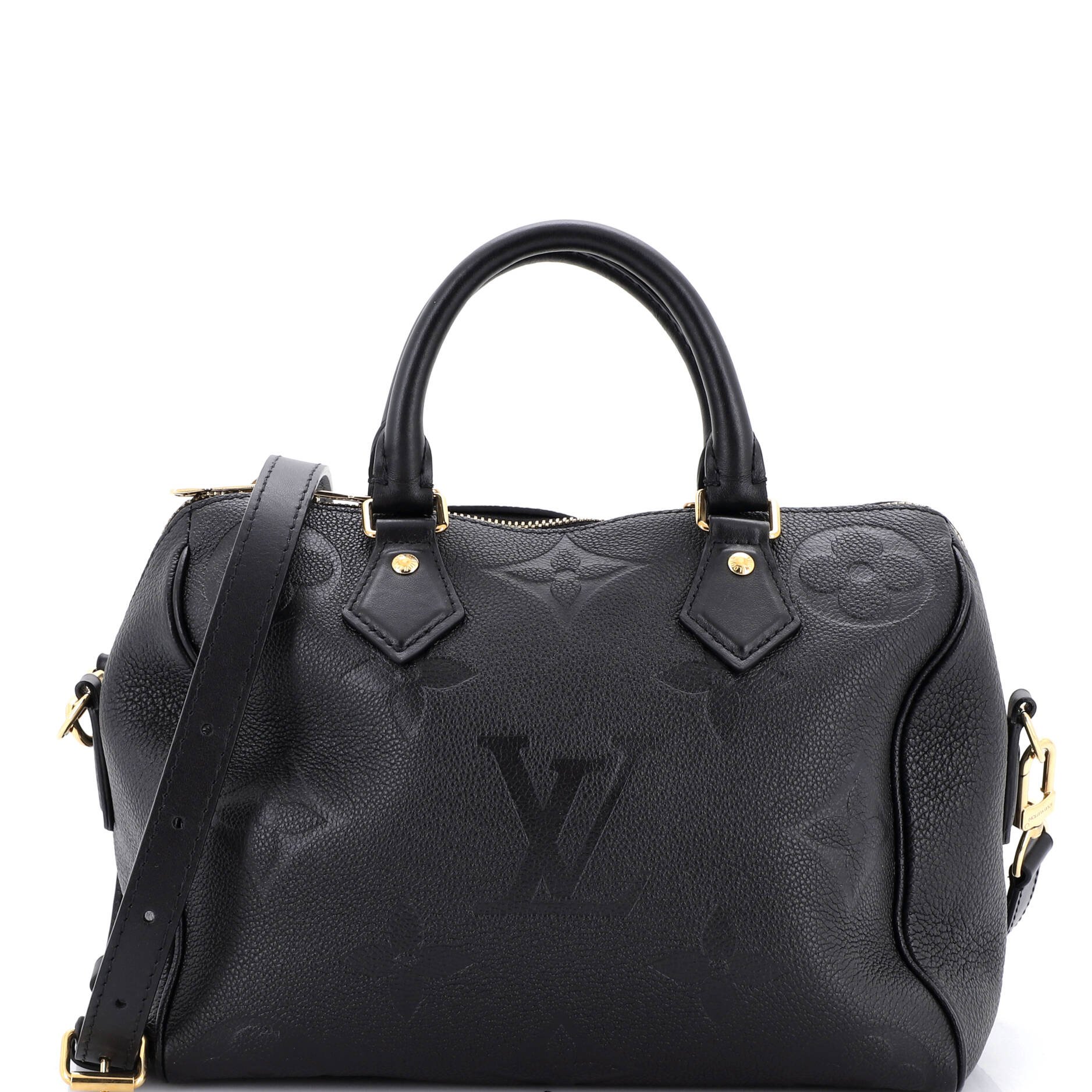 Louis Vuitton Speedy Bandouliere Bag Monogram Empreinte Giant 25