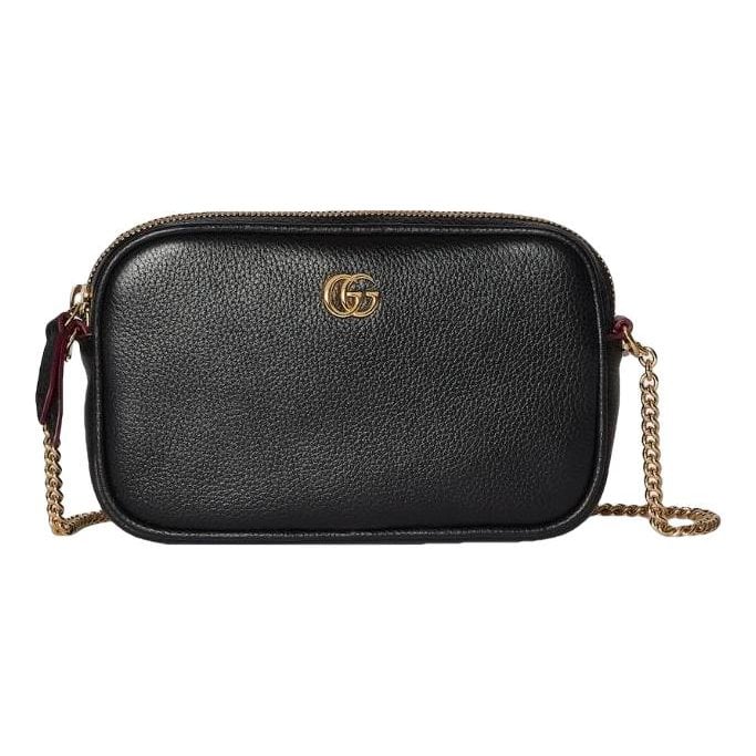 Ophidia leather crossbody bag