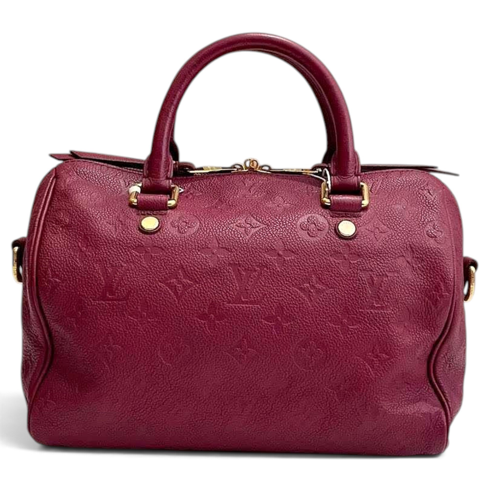 Speedy leather handbag