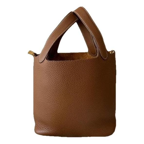 Picotin leather handbag