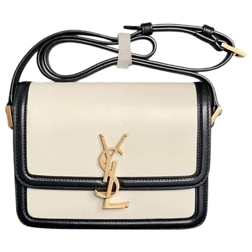 Solférino leather handbag
