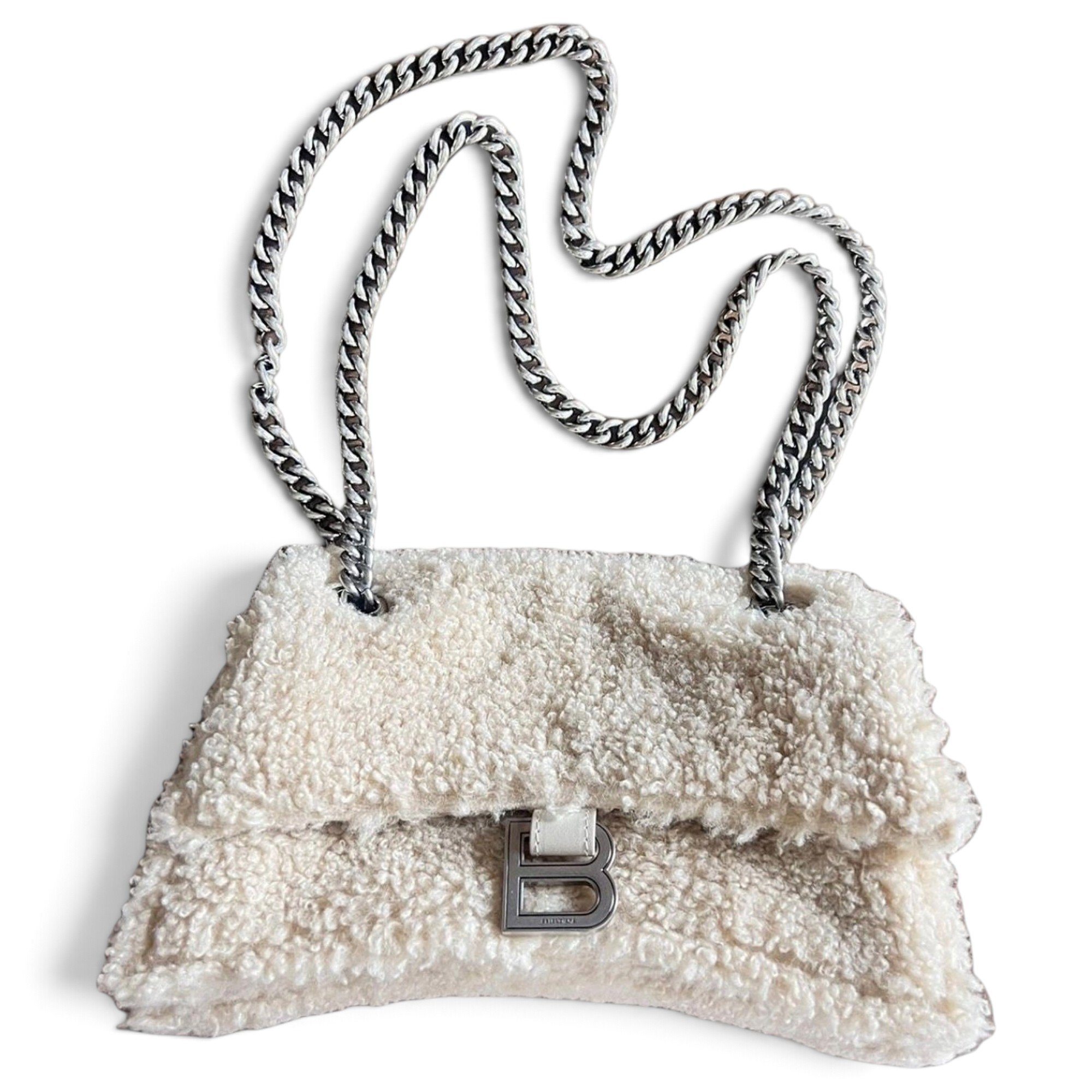 Balenciaga Downtown wool crossbody bag