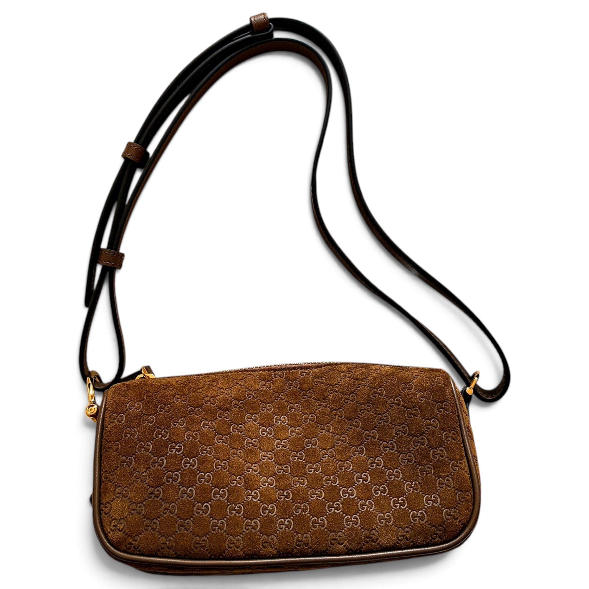 Half Horsebit leather handbag