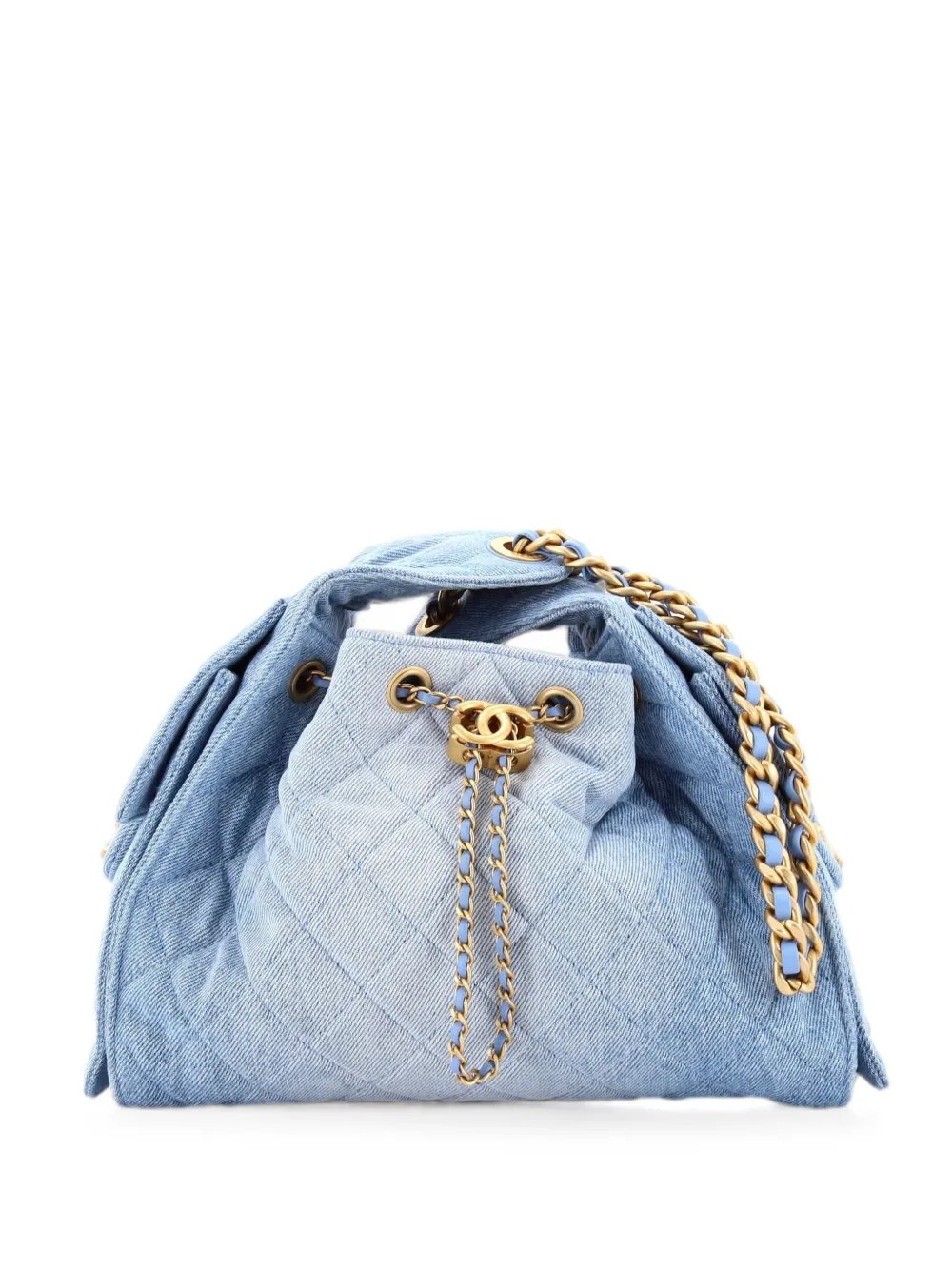 25 Quilted Denim Small hobo bag