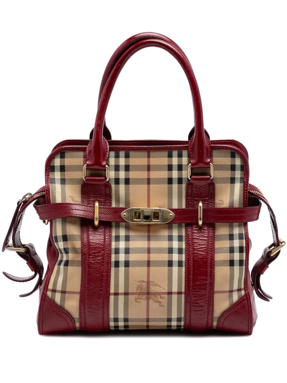 2000-2017 Haymarket Check Coated Canvas Minford Portrait satchel