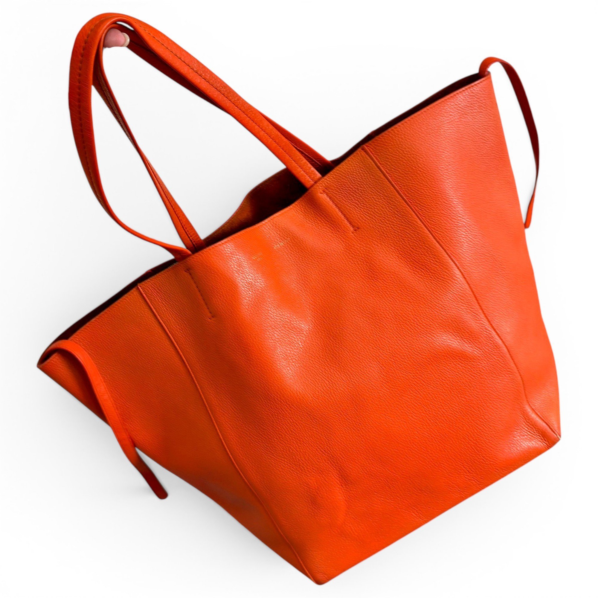 Oversized stud bag leather tote