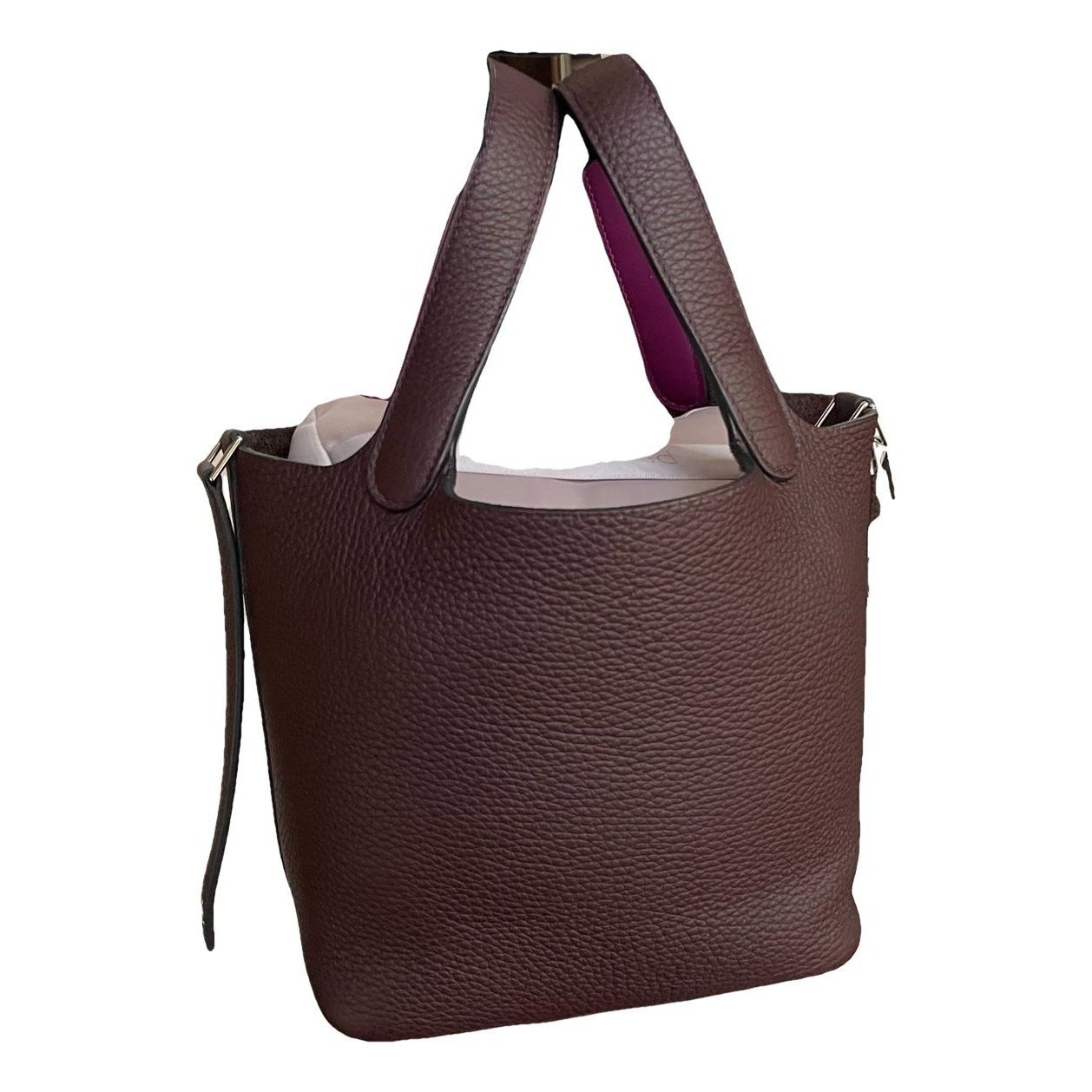 Picotin leather handbag