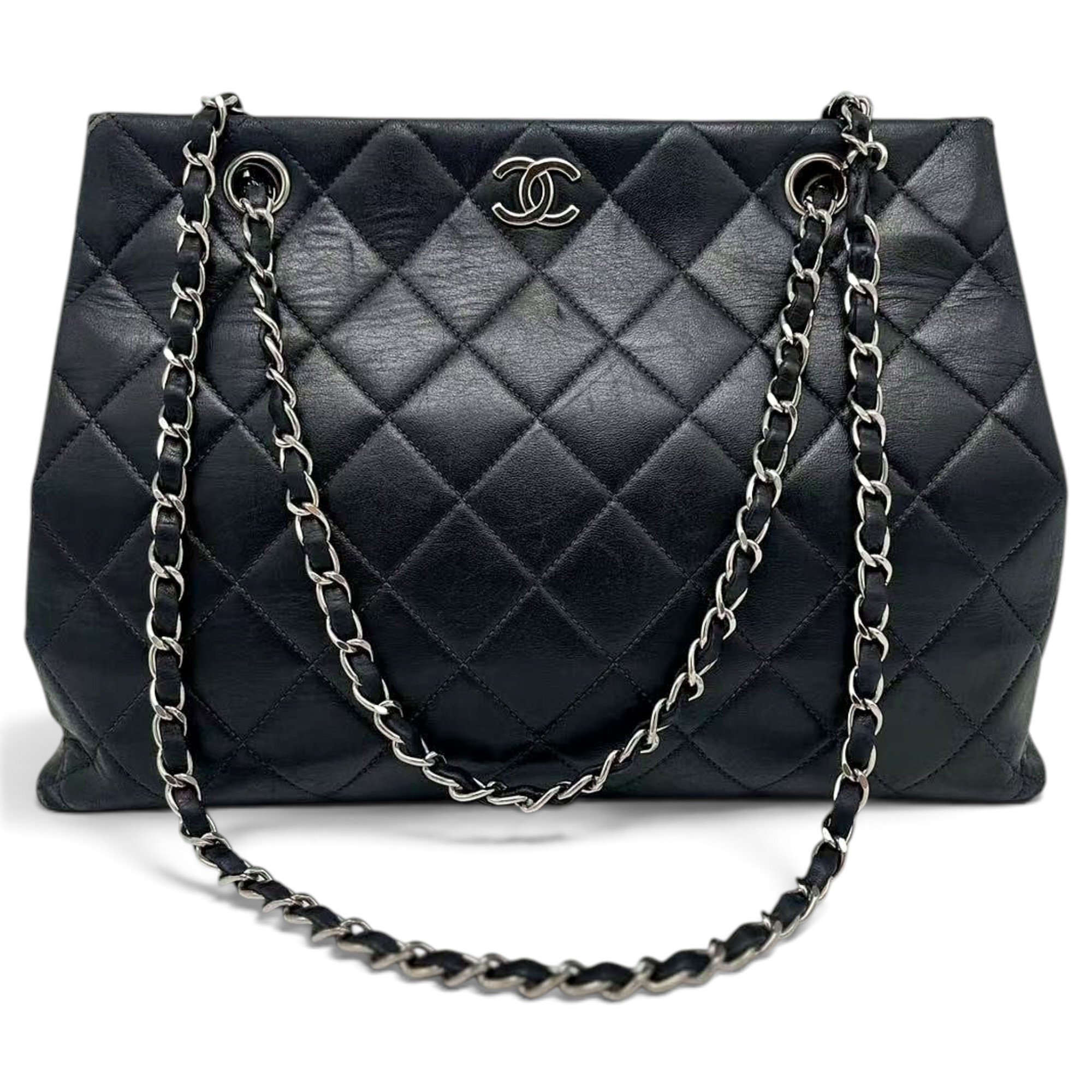 Leather tote