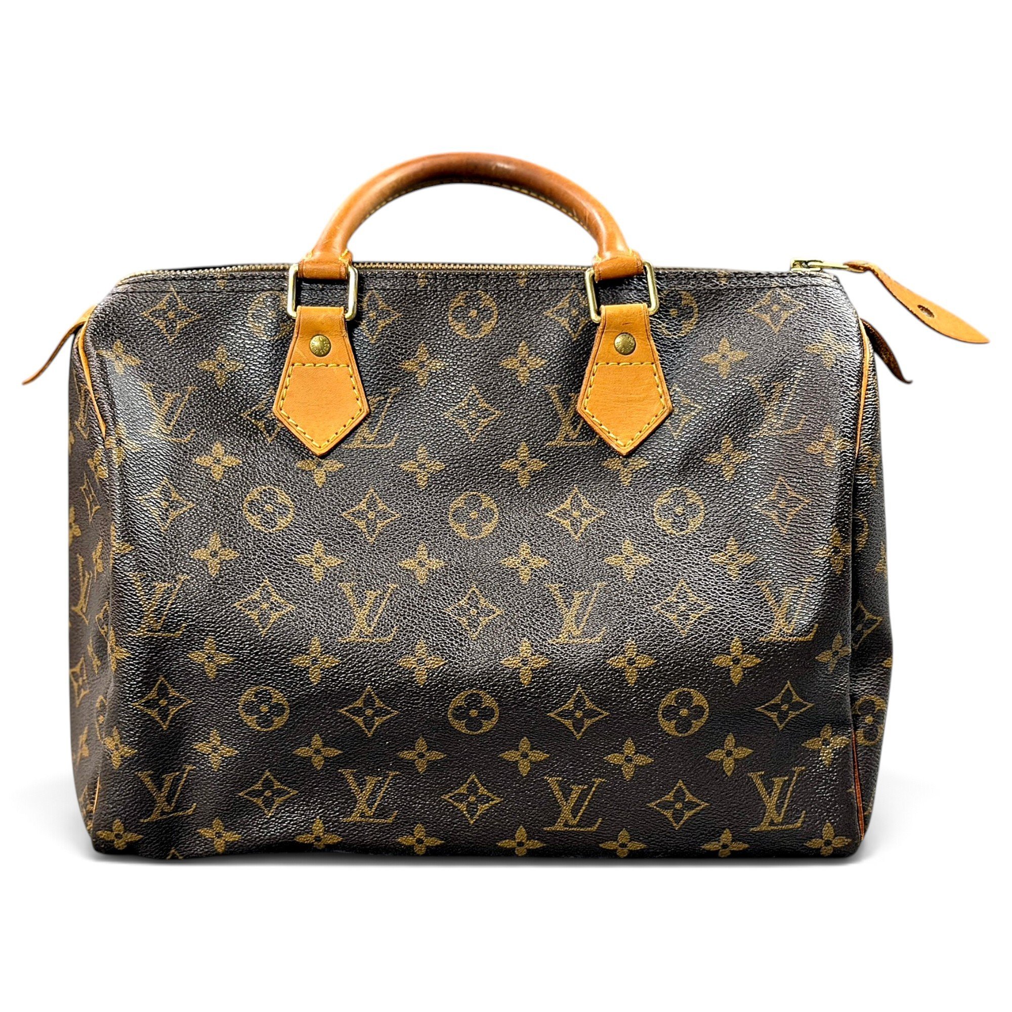 Speedy leather handbag