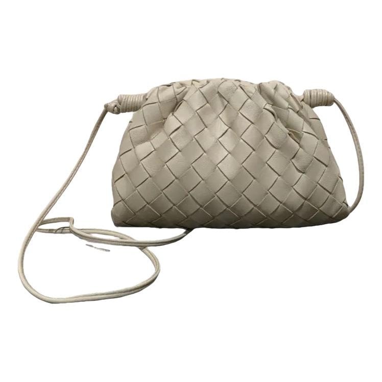 Pouch leather crossbody bag