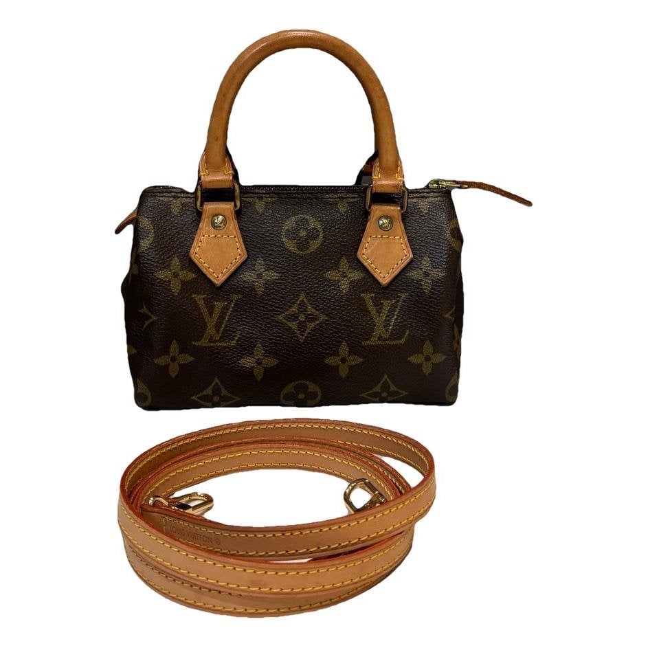 Nano Speedy / Mini HL leather handbag