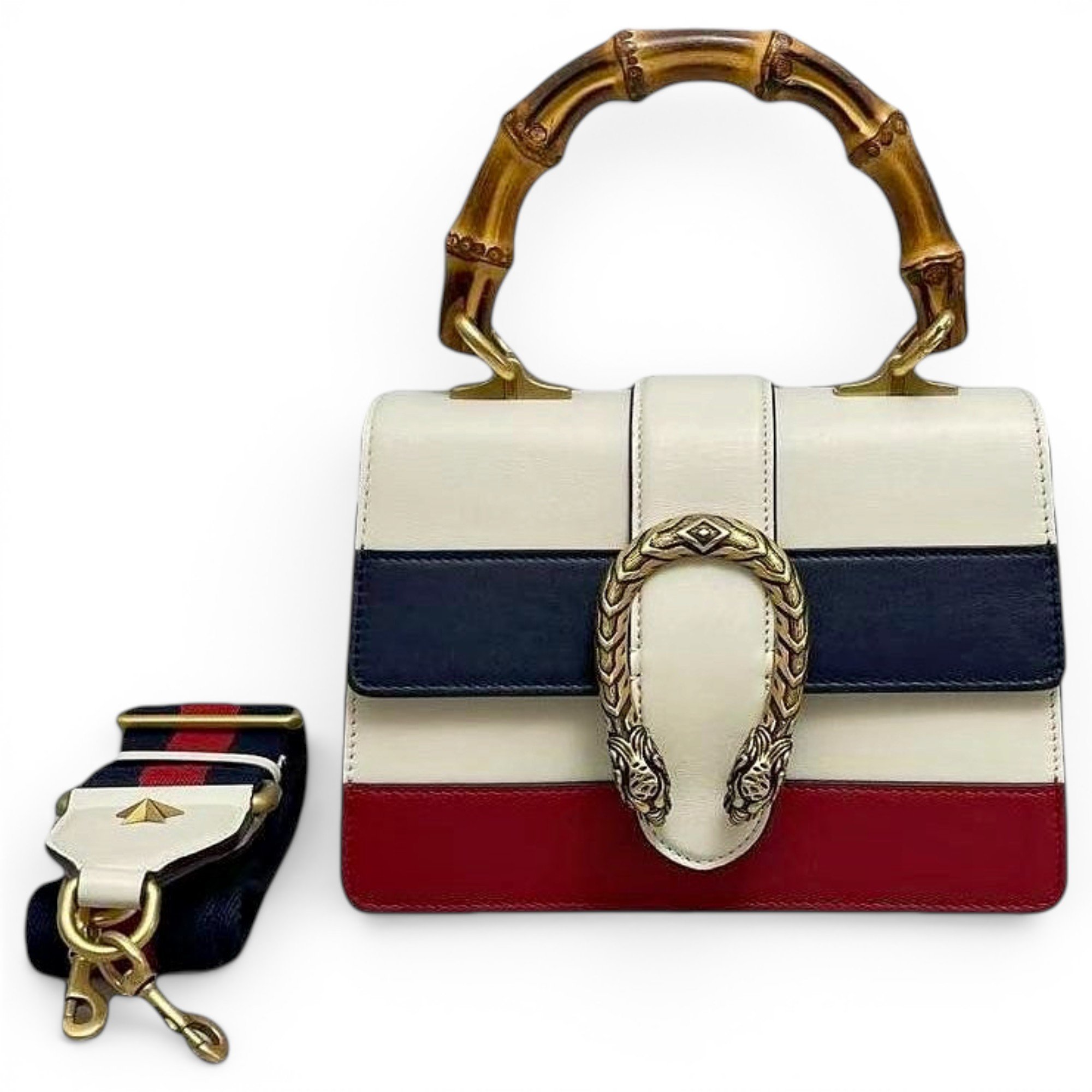 Dionysus Bamboo leather handbag