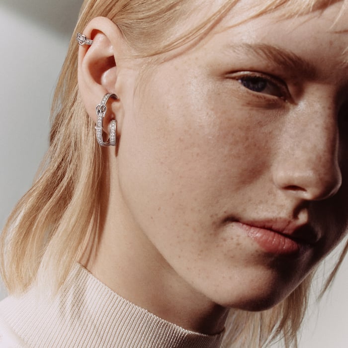 Sans Coloris Etriviere Dangle Earrings, Small Model