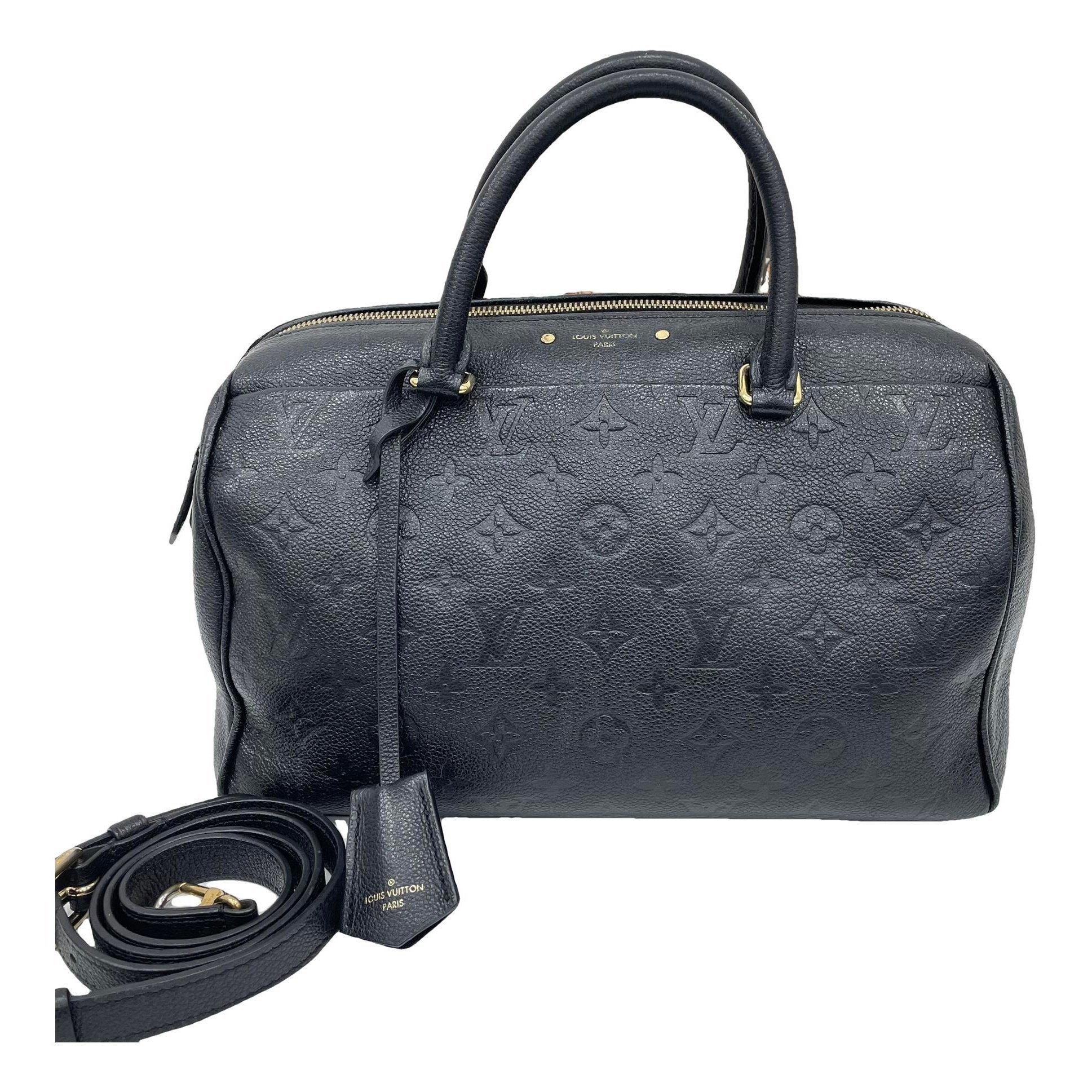 Speedy leather handbag