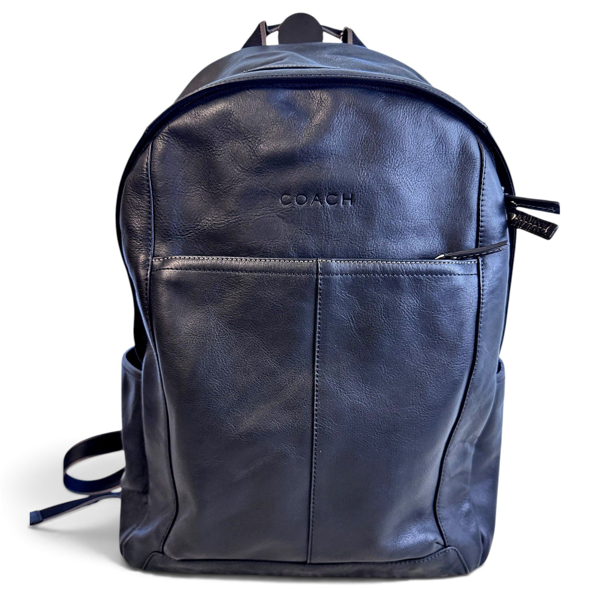 Leather backpack