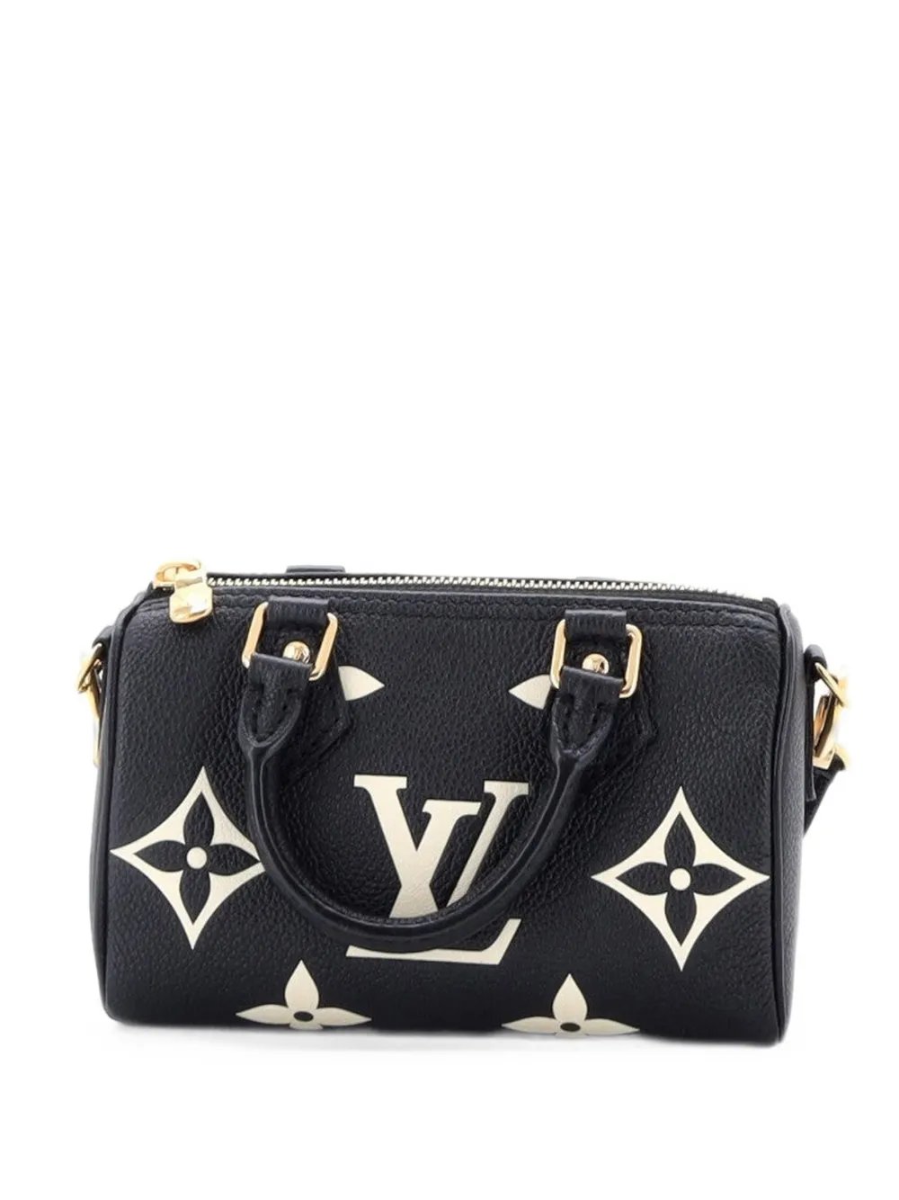 Louis Vuitton Chain Speedy Bandouliere NM Bag Bicolor Monogram Empreinte Giant Nano shoulder bag