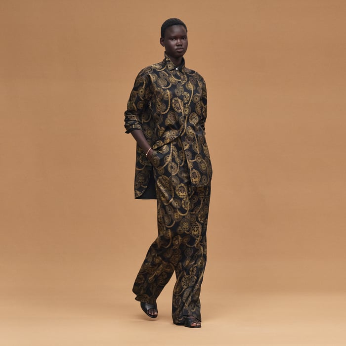 Noir "l'Enseigne Du Sellier" Wide Shirt