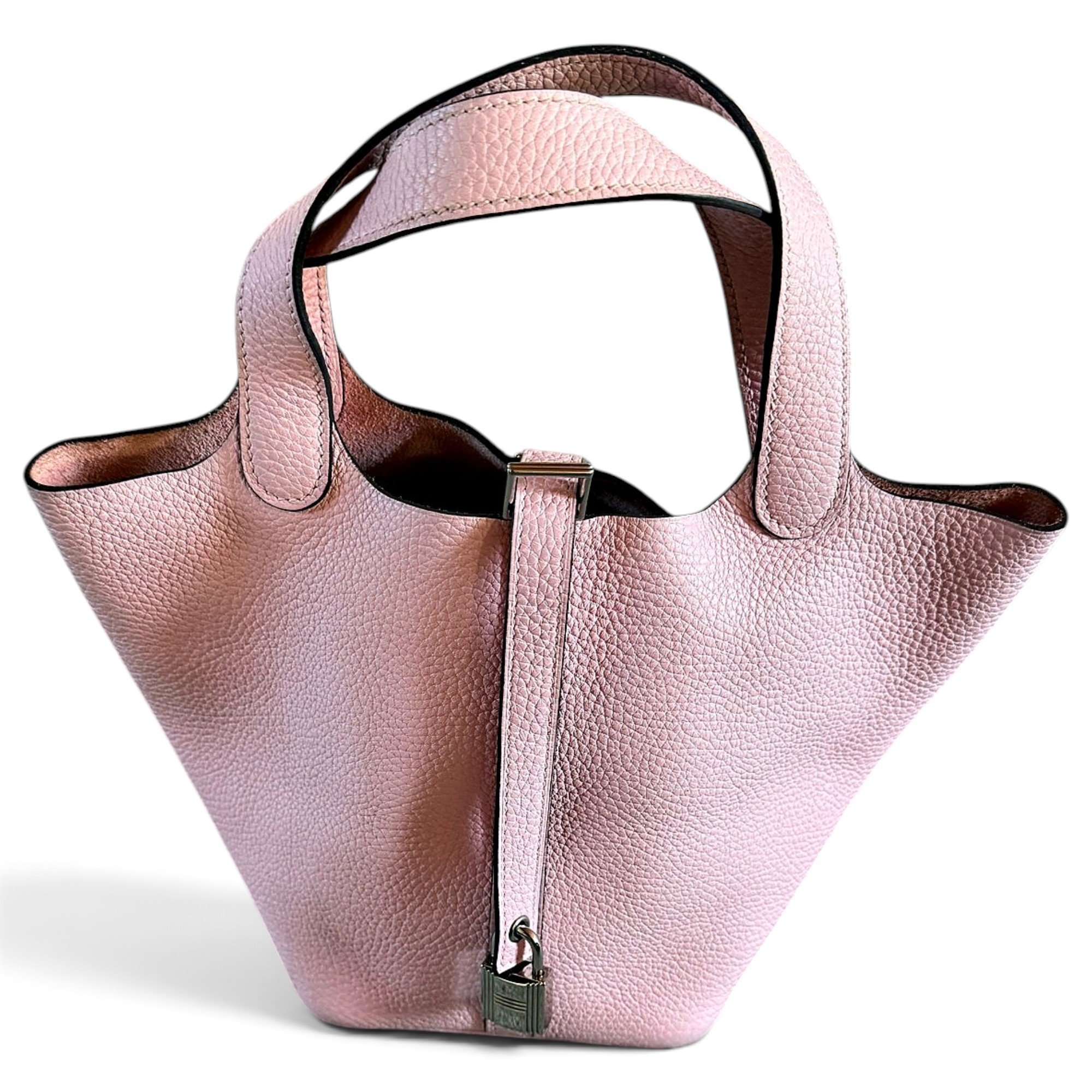 Picotin leather handbag