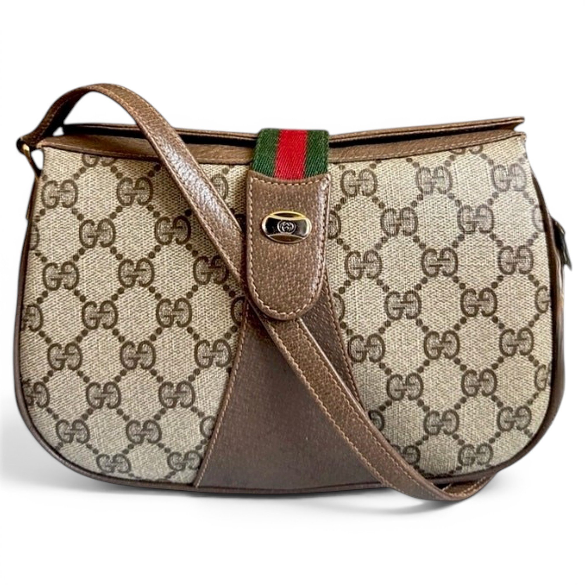 Ophidia GG Supreme leather crossbody bag