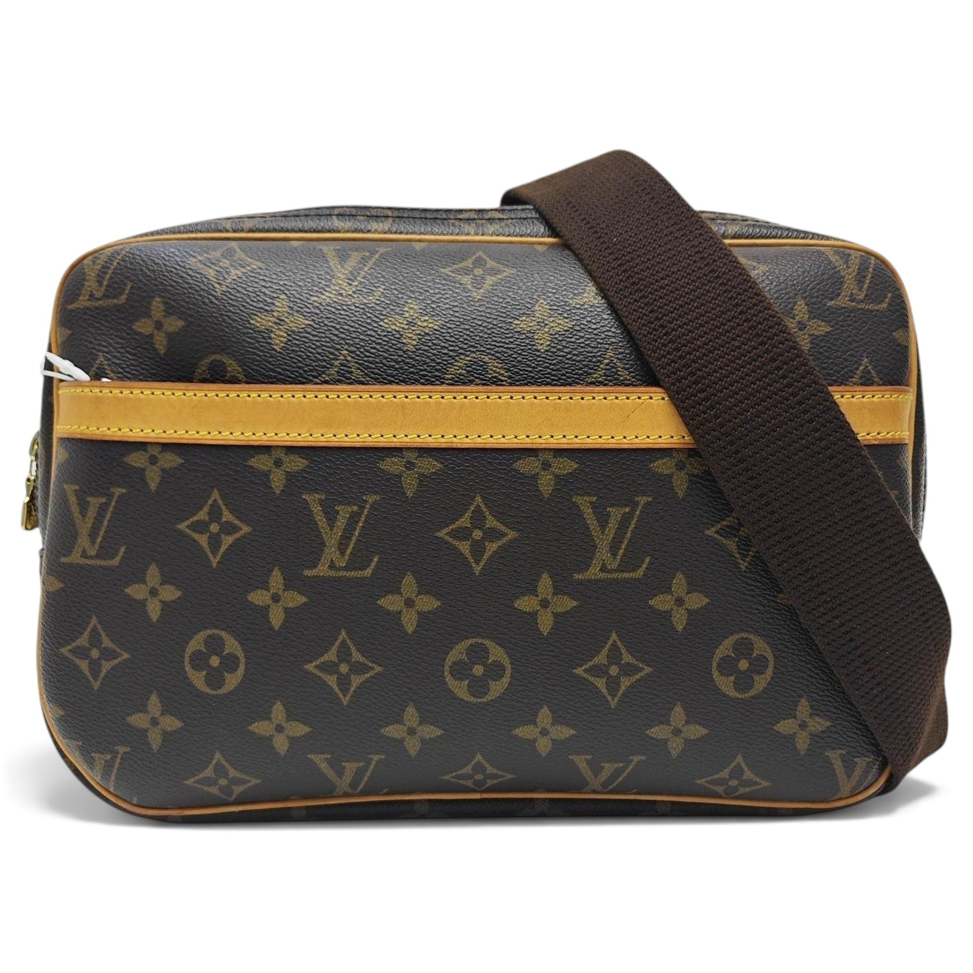 Reporter leather handbag