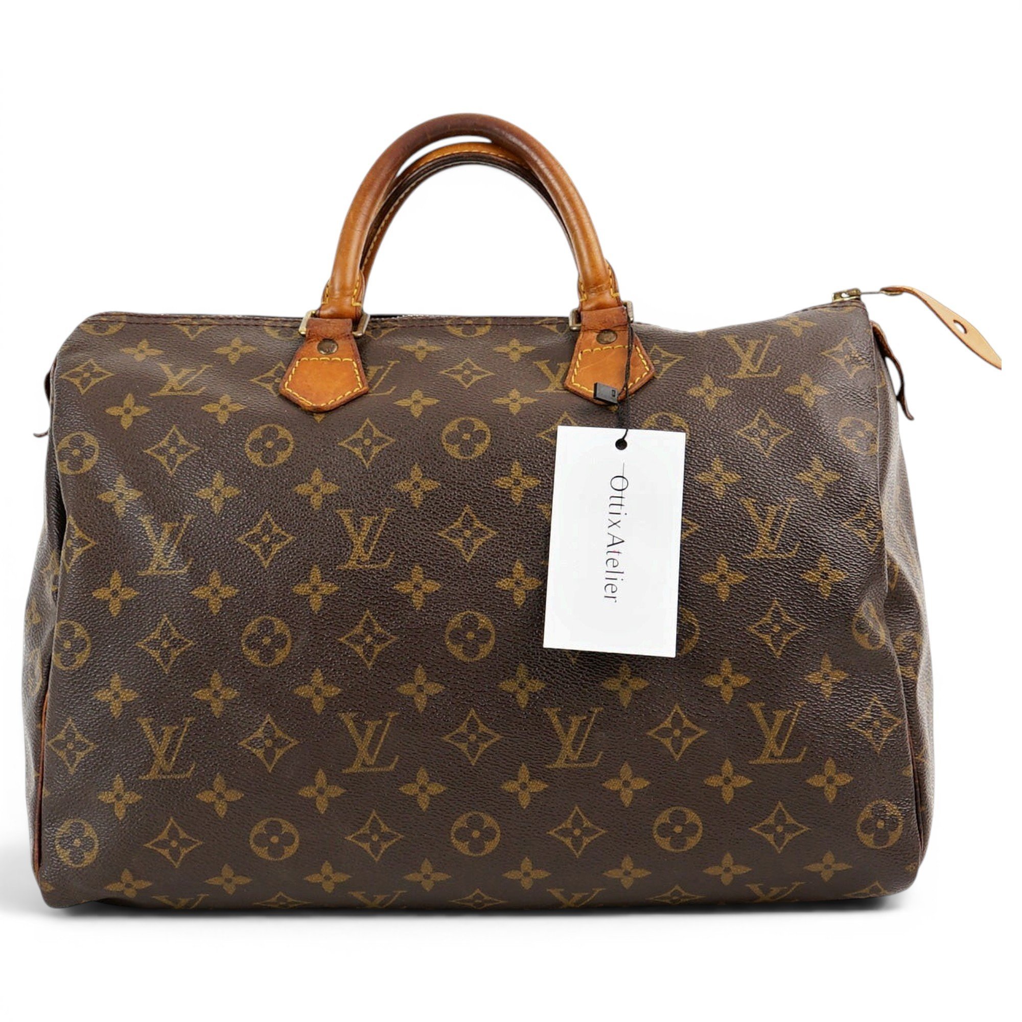 Speedy leather handbag
