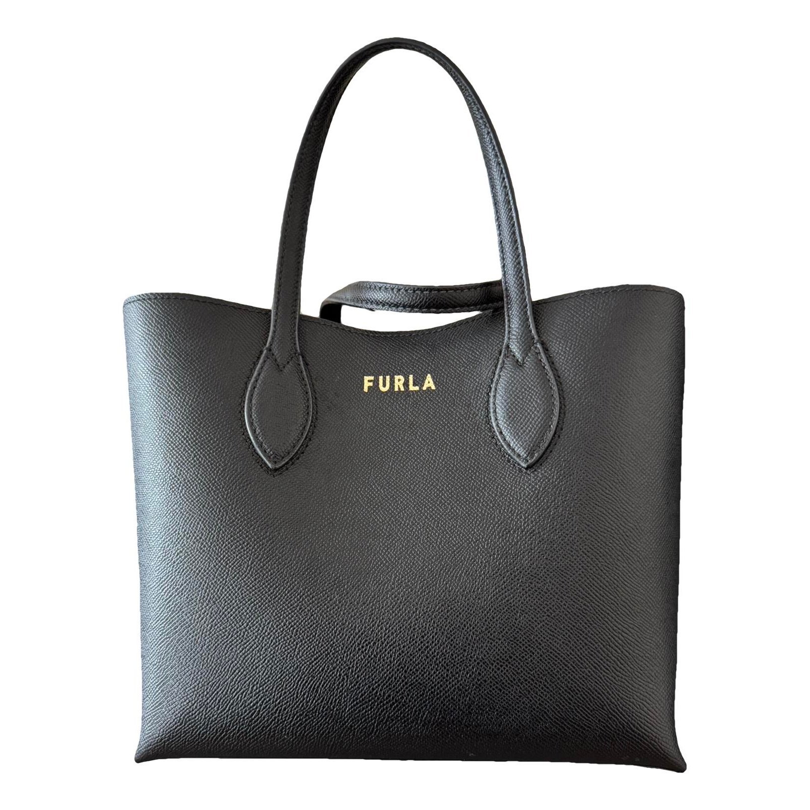 Leather tote